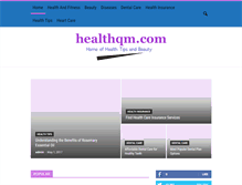 Tablet Screenshot of healthqm.com
